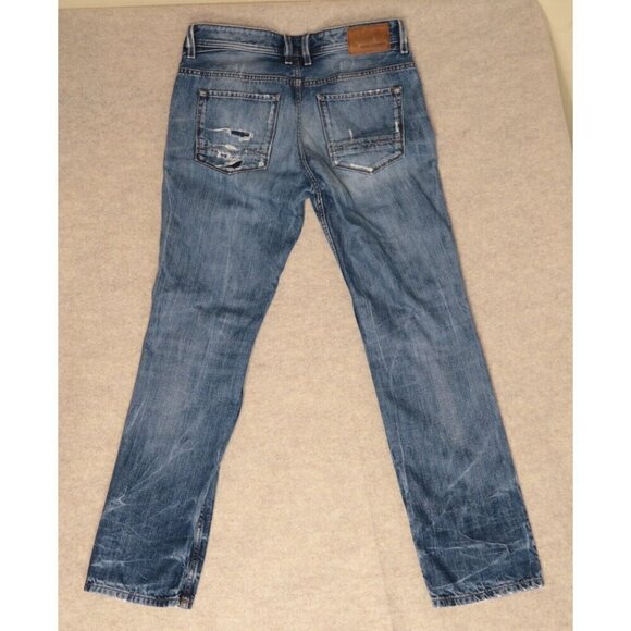 BOSS Hugo Boss Orange 63 Slim Fit Denim Jeans Distressed Men's Actual 32X33 - Picture 6 of 16